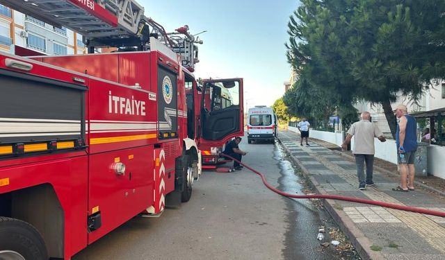 Süleymanpaşa’da korkutan yangın: 6 katlı binadan alevler yükseldi