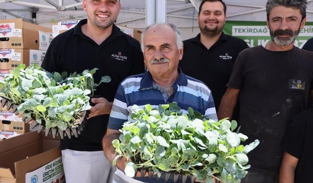 Tekirdağ’da üreticiye kışlık sebze desteği: 104 bin fide dağıtılıyor