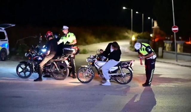 Edirne'de gece trafik uygulaması