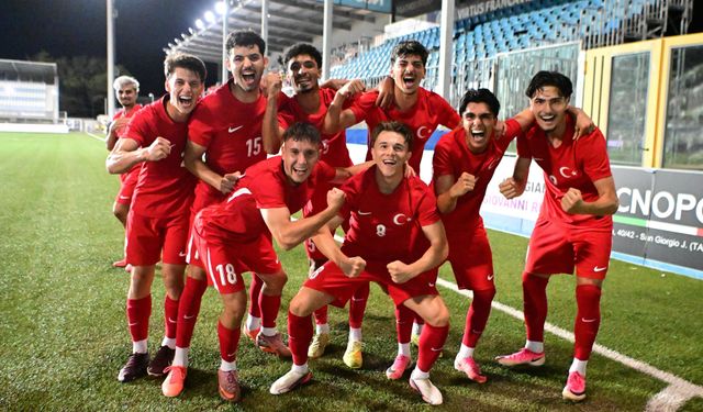 U20 Milli Takımı, Akdeniz Oyunları'nda Kuzey Makedonya'yı 3-0 yendi