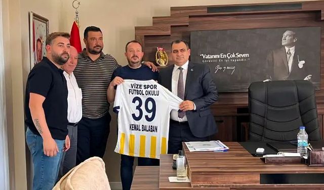 Vizespor’dan Kaymakam Balaban’a Ziyaret