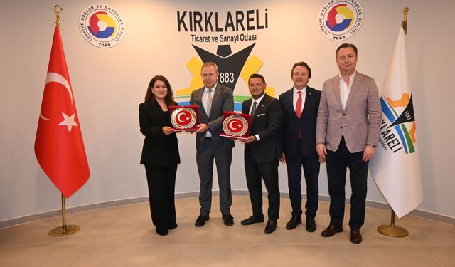 Yeni Parti Heyetinden Kırklareli TSO’ya Ziyaret