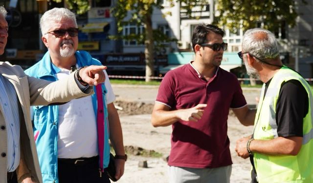 Lüleburgaz Kongre Meydanı Yenileniyor