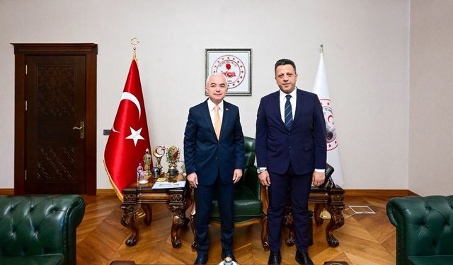 Vali Turan, Müdür Çekiç’i Kabul Etti