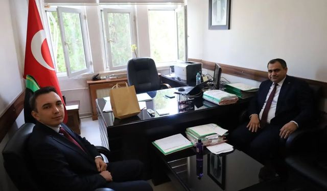 Kaymakam Balaban’dan Hakim Tavaş’a Hayırlı Olsun Ziyareti