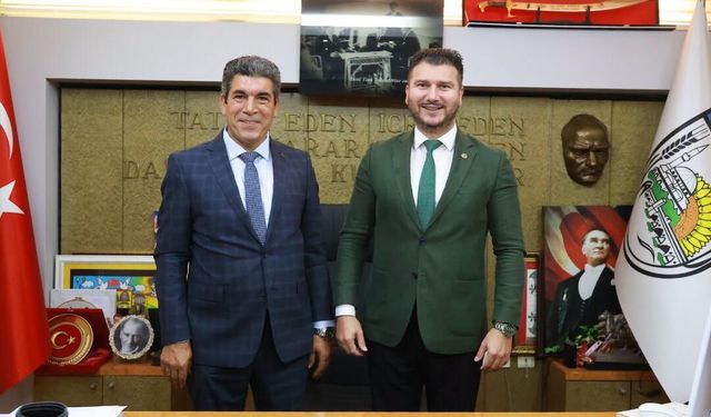 Başkan Yayla, Babaeski İlçe Millî Eğitim Müdürü Doğan’ı Ağırladı