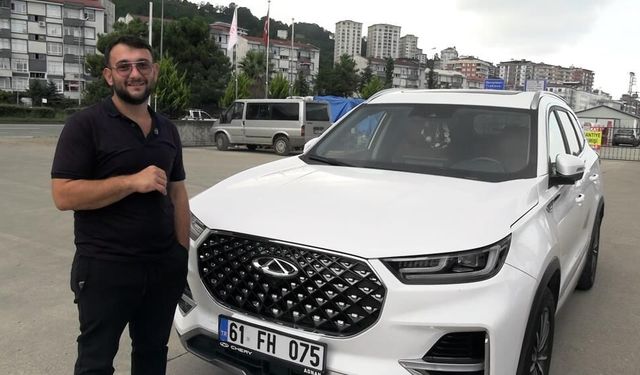 Sıfır aldığı Chery marka otomobil, Rizeli sürücüyü canından bezdirdi