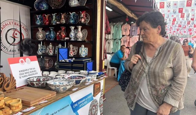 Hükümlü ve tutukluların ürettiği yüzlerce ürün fuarda vatandaşlarla buluştu