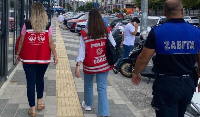 Çorlu'da çocuk işçiliğiyle mücadele için mobil ekip sahada