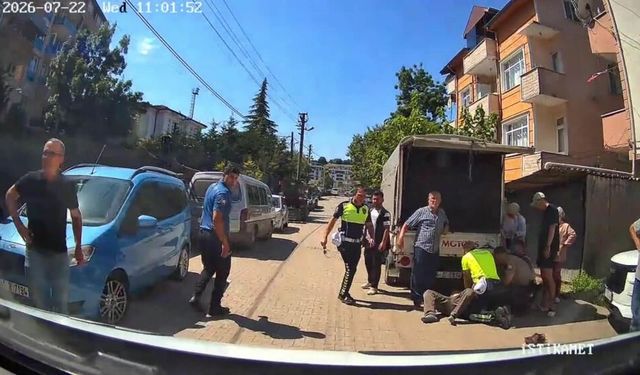 Kalp krizi geçiren 68 yaşındaki adamı polis hayata bağladı