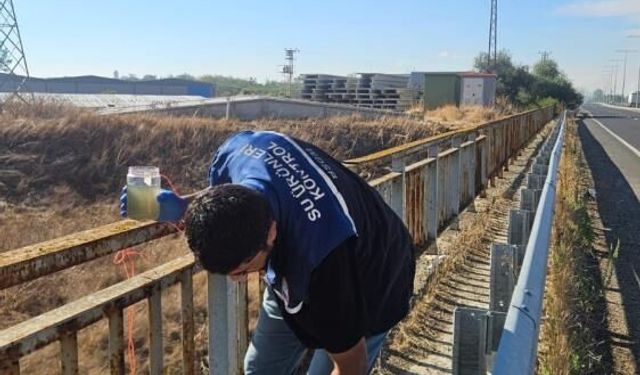 Tekirdağ'da su kaynaklarının korunması için numune çalışması
