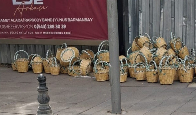 El Yapımı Sepetler İlgi Görüyor