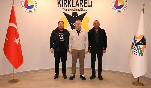 Kırklareli TSO’da Ekonomi ve İş Birliği Üzerine Görüşme
