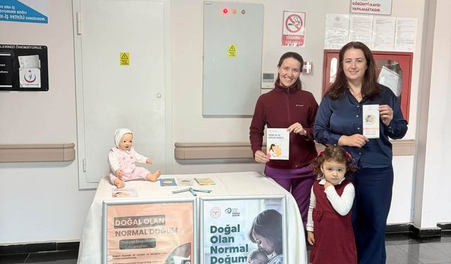Pınarhisar Devlet Hastanesi’nde Normal Doğum Haftası Farkındalık Çalışması