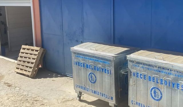 İnece Belediyesi’nden Köylere 14 Çöp Konteyneri