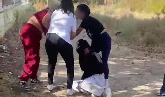 Kızların şoke eden görüntüsü: Isladılar, darp ettiler, saçından tutup sürüklediler