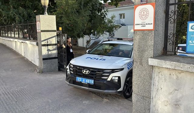 Edirne'de okulda deney sonrası kimyasal koku paniği