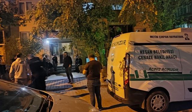 Keşan'da bir kişi evinde ölü bulundu