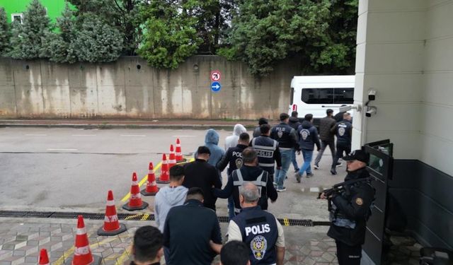 6,2 milyarlık para trafiğinde 29 şüpheli tutuklandı