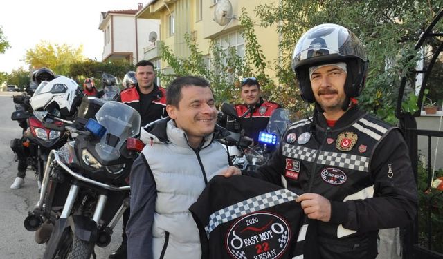 Motosiklet hayali gerçek olan görme engelli Sezgin Çalışkan: "Eve kapanmayın, dışarı çıkın"