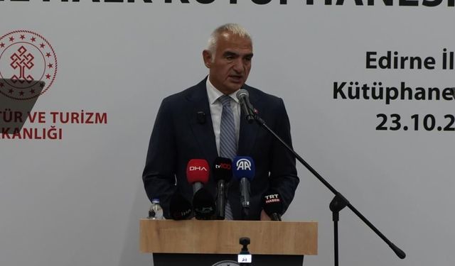 Edirne’de 160 bin kitap kapasiteli yeni İl Halk Kütüphanesi hizmete açıldı