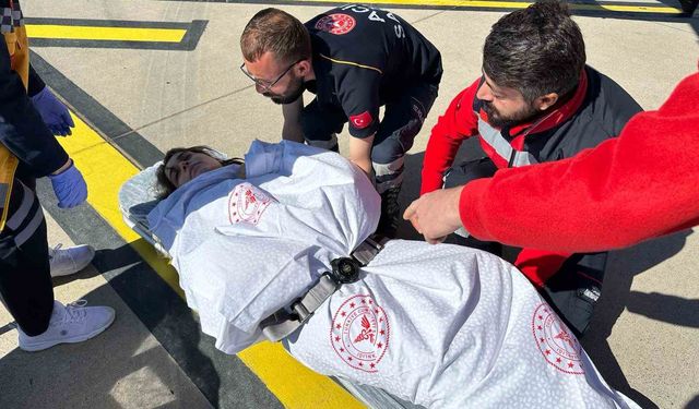 Şırnak’ta 7 aylık hamile kadın ambulans helikopterle Diyarbakır’a sevk edildi
