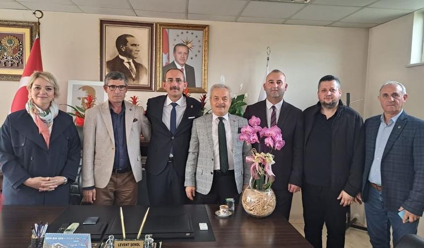 MHP’den Başkan Şenol’a Hayırlı Olsun Ziyareti