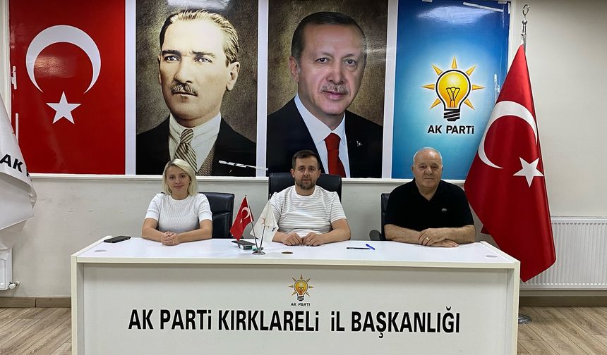AK Parti Kırklareli İl Yönetimi Toplantı Gerçekleştirdi