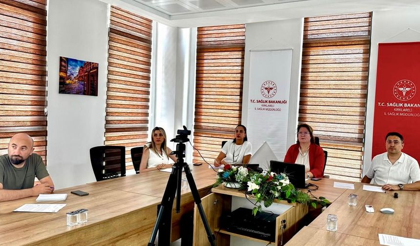 Kırklareli Sağlık Yöneticileri Bakanlık Toplantısına Katıldı