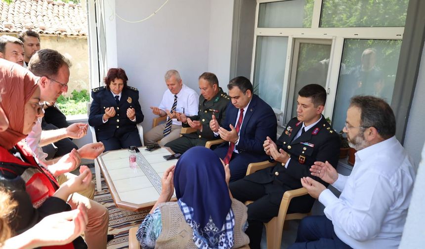 Kaymakam Balaban’dan Şehit ve Gazi Ailelerine Ziyaret