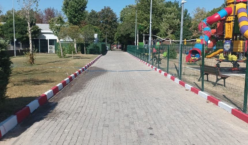 Babaeski’de Festival Alanı Güzelleştiriliyor
