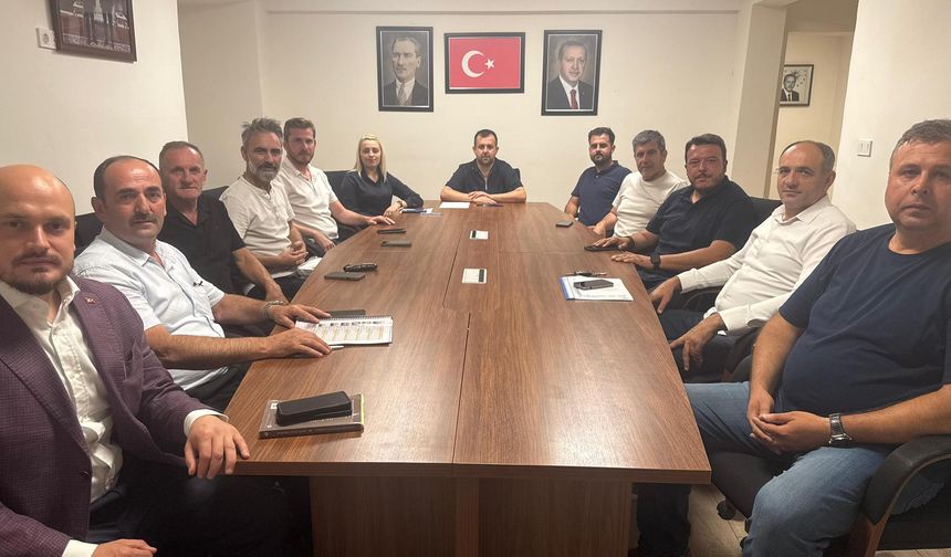 İl Başkanı Dağtaş, İlçe Başkanlarıyla Bir Araya Geldi