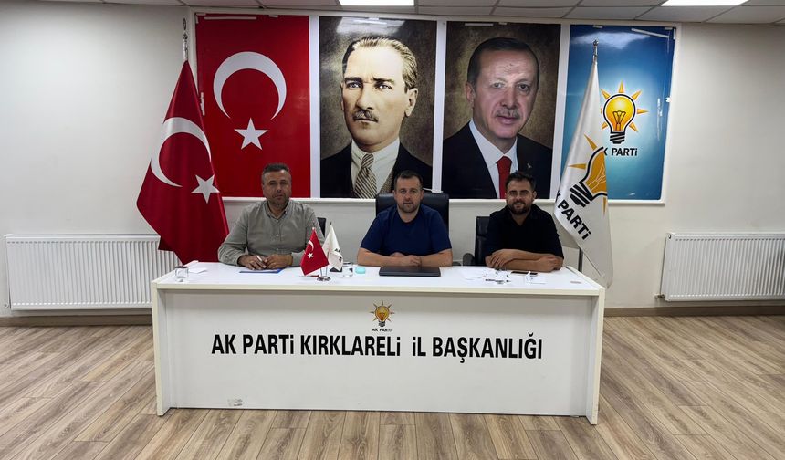İl Başkanlığında Haftalık Olağan Toplantı Yapıldı