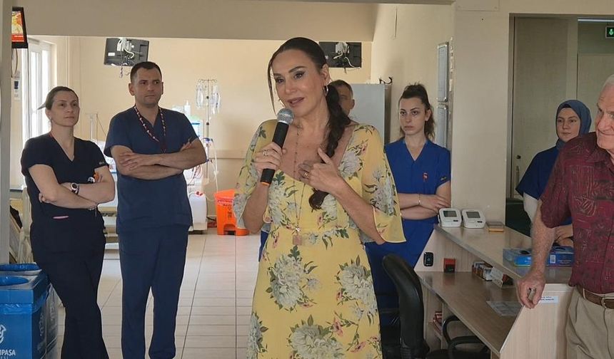 Tekirdağ’da diyaliz hastalarına zihinsel egzersiz desteği: Hastalara Şenkal sürprizi