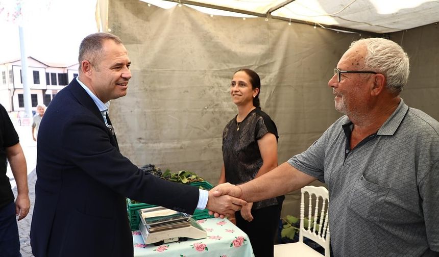 Başkan Bulut, Şenliklerde Üreticilerle Buluştu