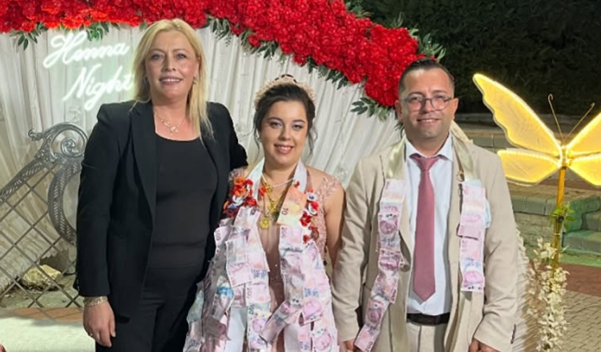Çevikbaş, Tuğba ve Caner’in Düğününe Katıldı