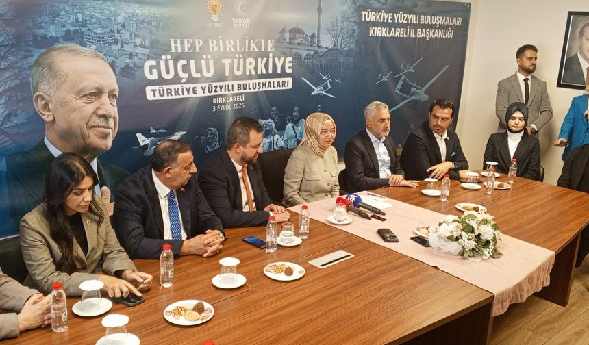 AK Parti’den Kırklareli’nde Türkiye Yüzyılı Buluşması