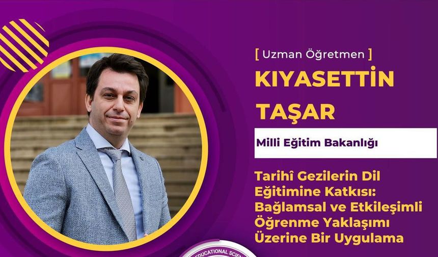 Namık Kemal Ortaokulu Müdürü Uluslararası Kongrede