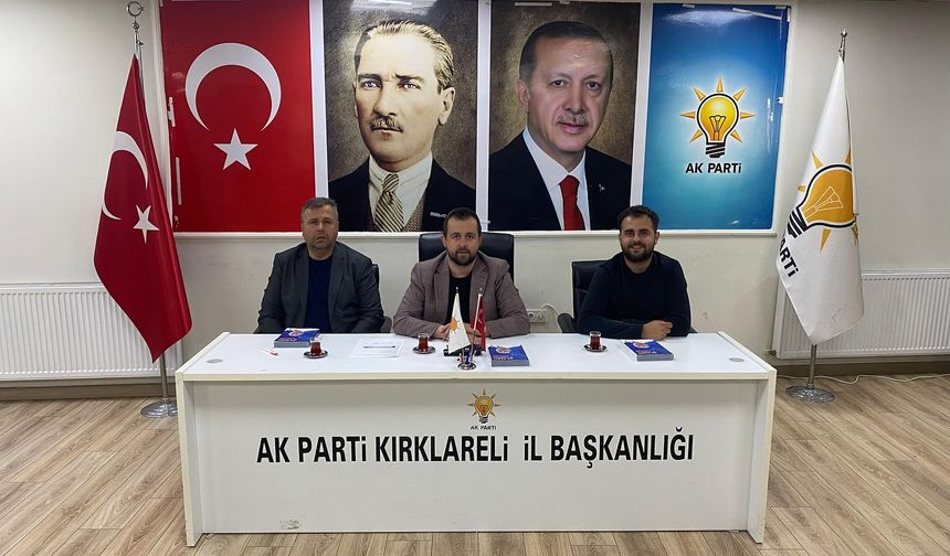AK Parti İl Teşkilatı Haftalık Olağan Toplantısını Gerçekleştirdi