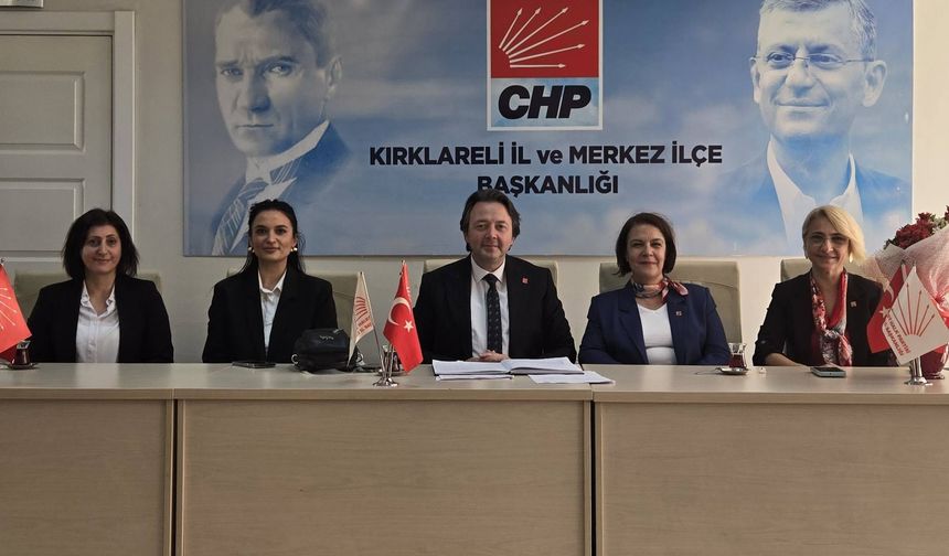 CHP Kırklareli İl Yönetimi Görev Dağılımını Belirledi