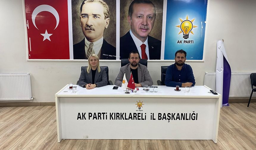 AK Parti Kırklareli İl Teşkilatı Olağan Toplantısını Gerçekleştirdi