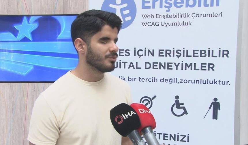 Görme engelli bireylerin hayatına ilaç olacak uygulama: ‘Erişilebilir’ projesi