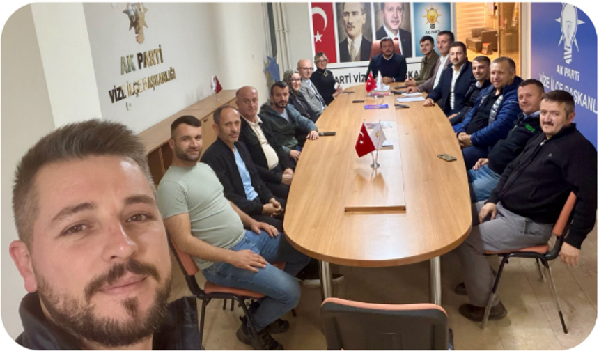 AK Parti Vize İlçe Teşkilatında İstişare Toplantısı Gerçekleştirildi
