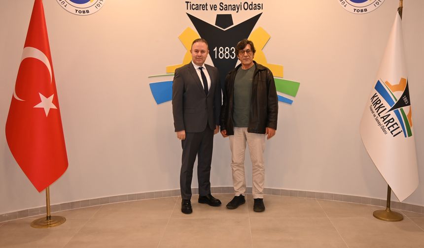 Kırklareli TSO Başkanı Ilık, Alp Hakan Güvenir’i ağırladı