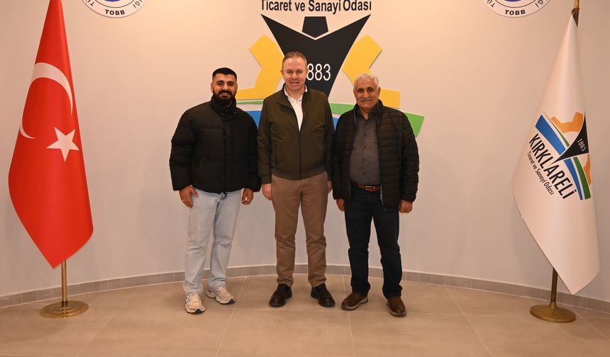 Kırklareli TSO’ya Kocabey İnşaat’tan “Hayırlı Olsun” Ziyareti