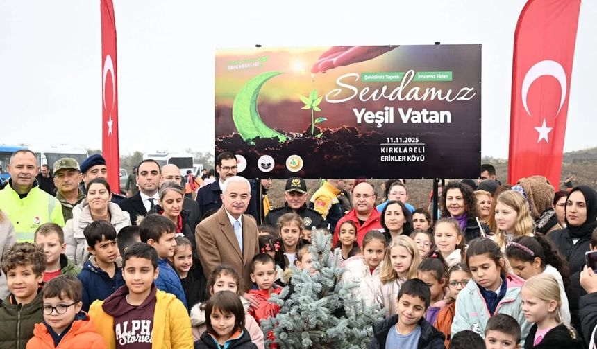 Millî Ağaçlandırma Günü’nde Fidanlar Toprakla Buluştu