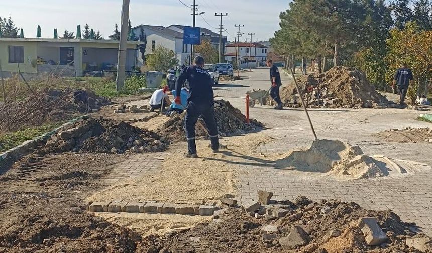 Kaynarca’da Zübeyde Hanım Caddesi’nde Yol Tamiri Sürüyor