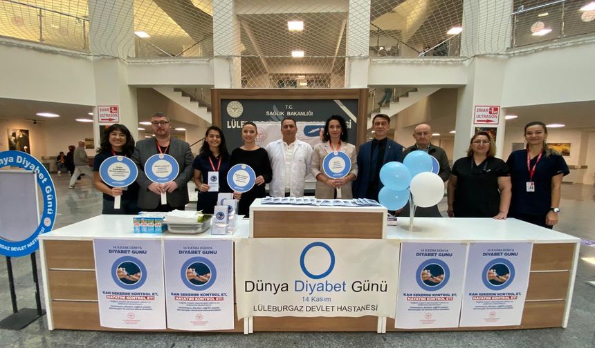 Lüleburgaz’da Dünya Diyabet Günü İçin Farkındalık Etkinliği