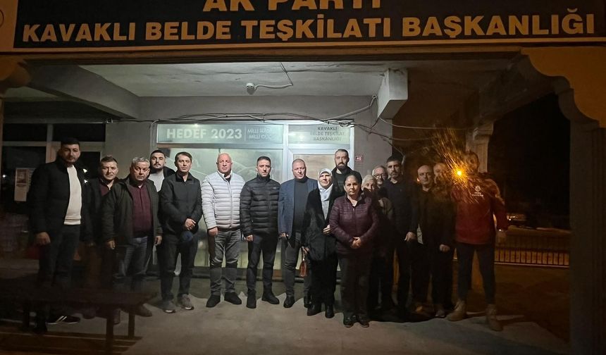 AK Parti Teşkilatı Kavaklı’da Toplantı Gerçekleştirdi