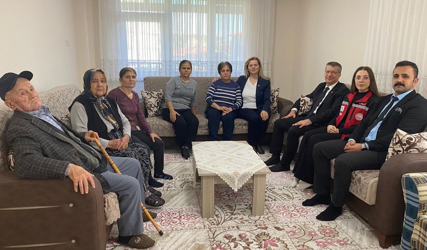 Kaymakam Tamer Orhan’dan Yılmaz Ailesine Ziyaret